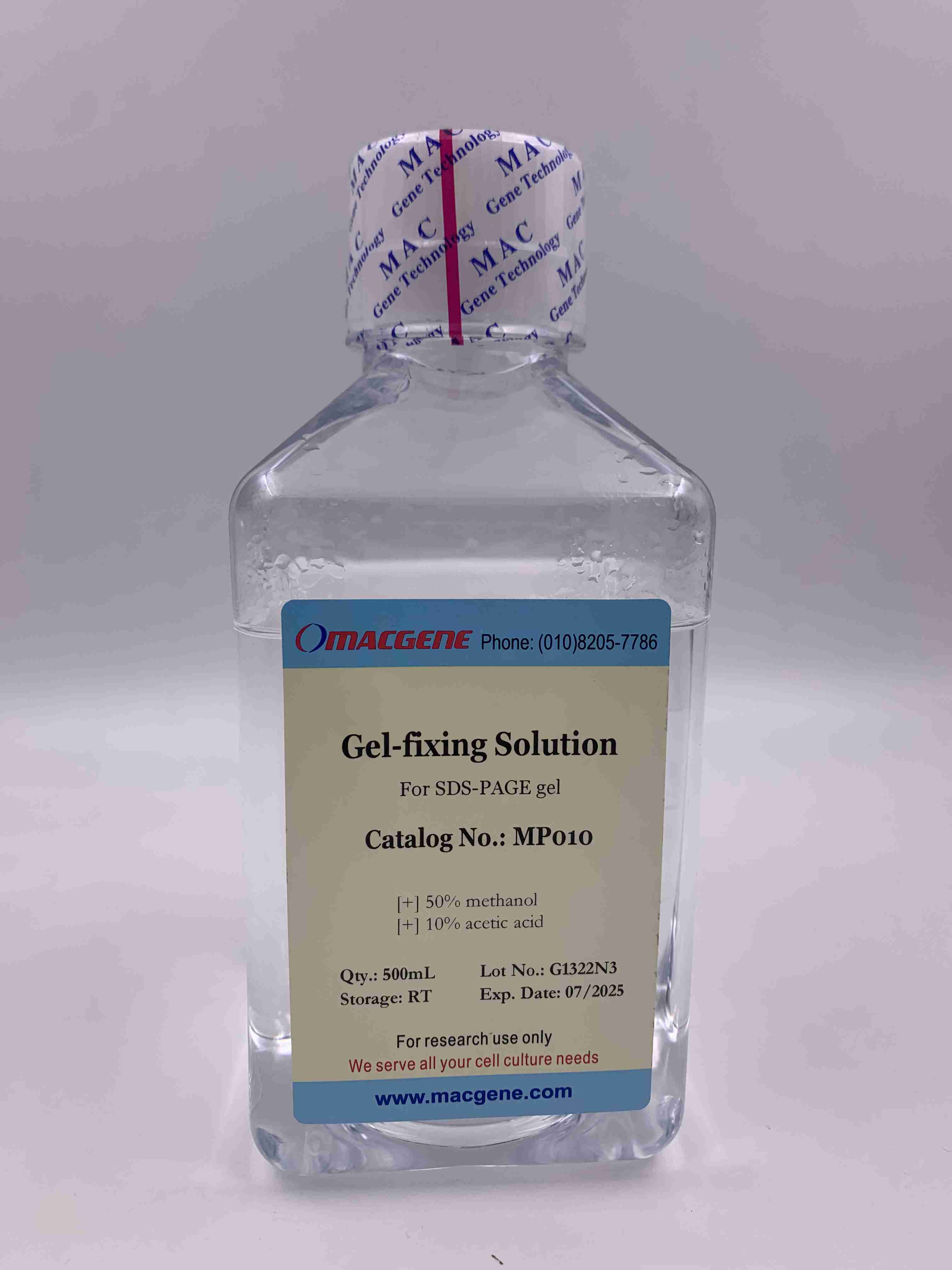 SDS-PAGE Gel Fixing Solution