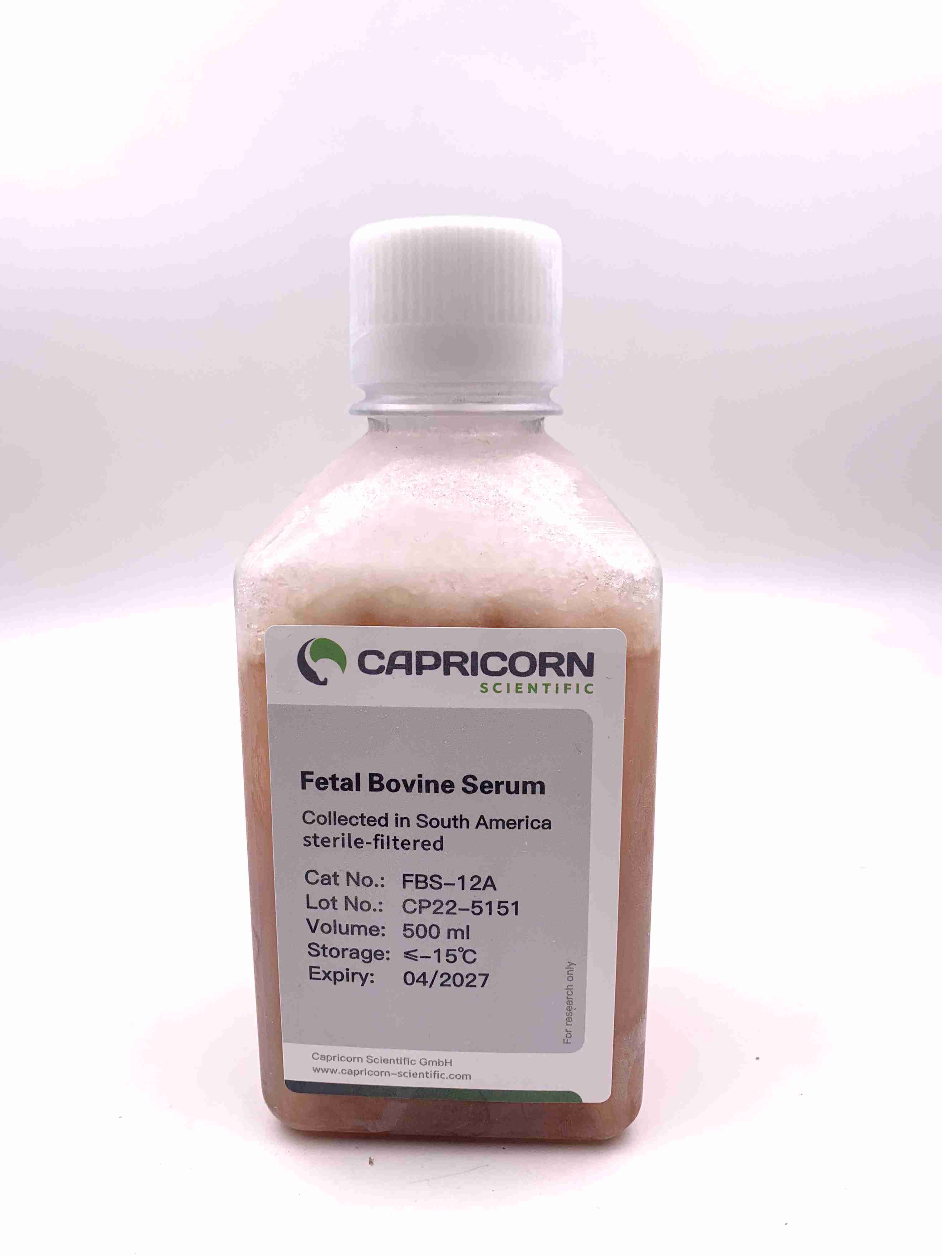 Fetal Bovine Serum (FBS), Collected in South America